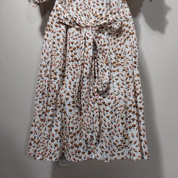 Faithfull the Brand Vanelli Floral Tie Waist Mini Dress Great Condition - 8 - Picture 12 of 15